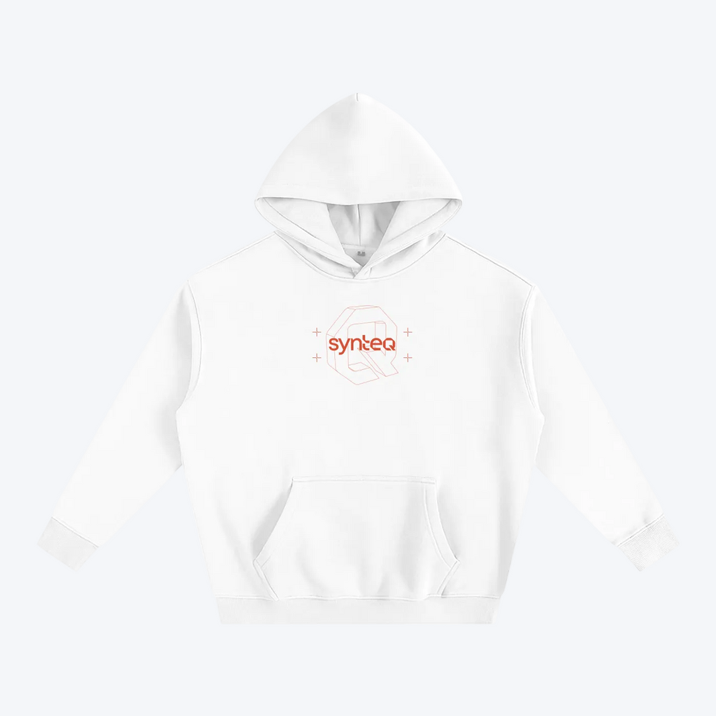 The Creation of Compute - White Oversized Hoodie
